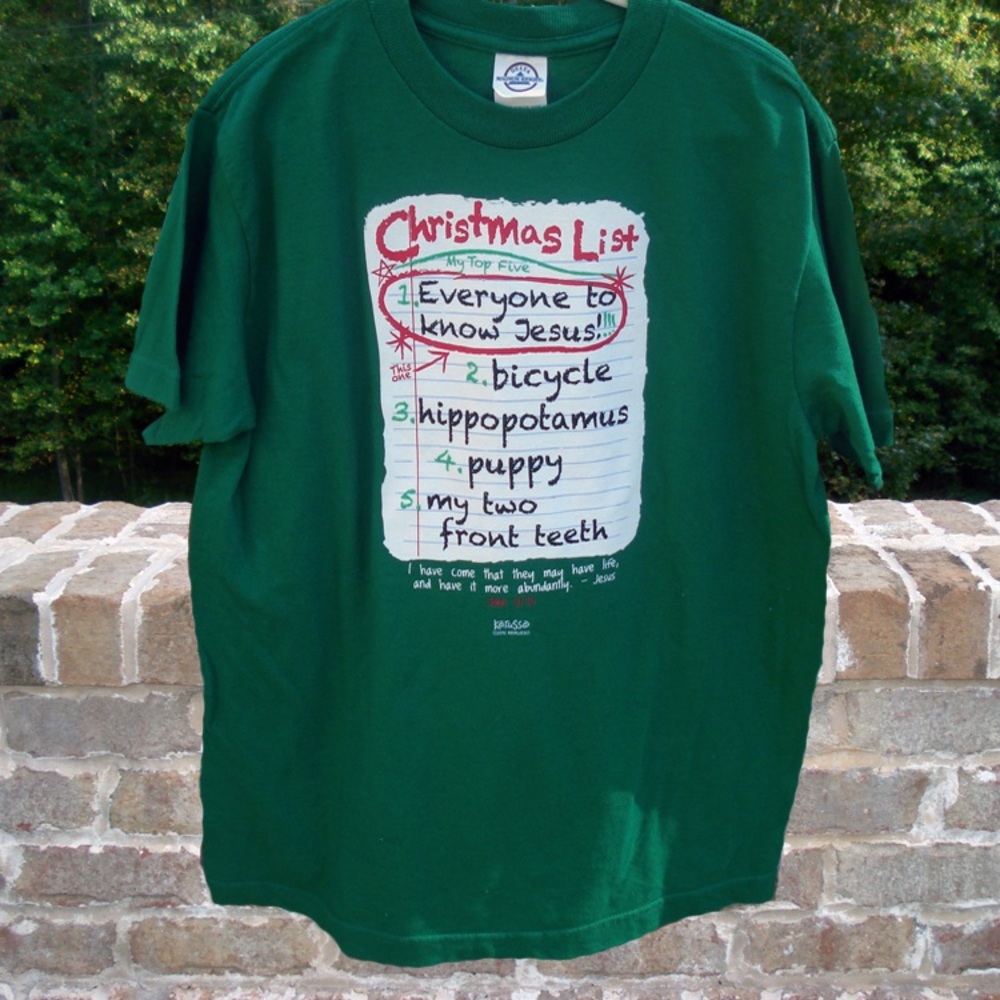 Delta Magnum Weight Christmas List T-shirt