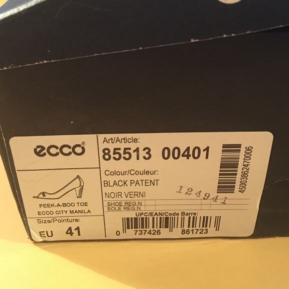 Ecco City Manila Black Pumps - Picture 4 of 4