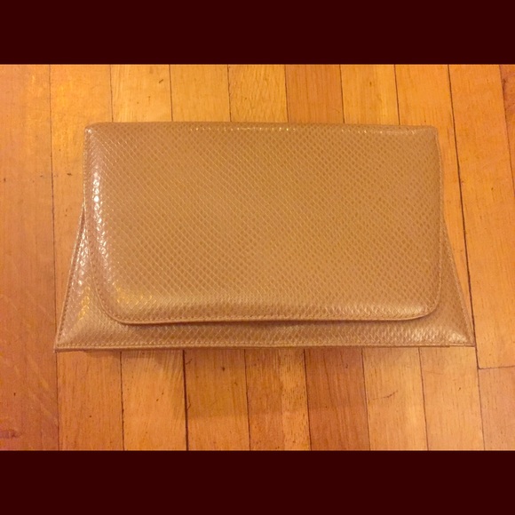 Vintage Textured Taupe clutch/cross body