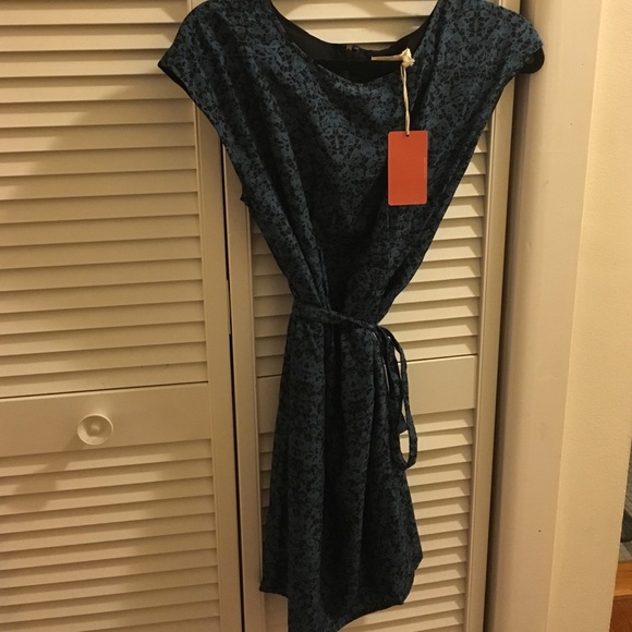 NWT Tulle Boutique black and blue dress - Picture 1 of 2