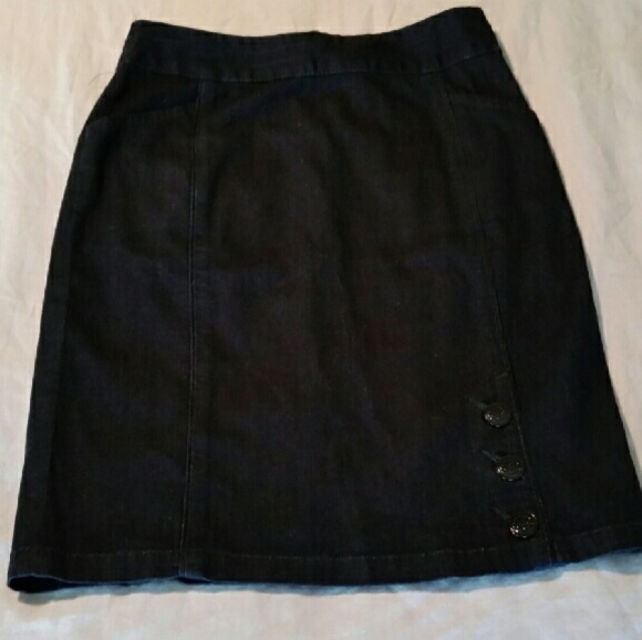 Denim Pencil Skirt