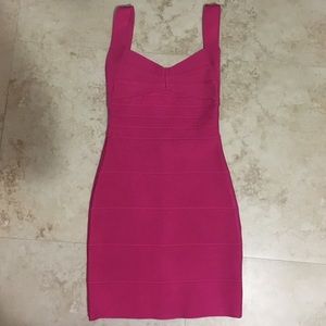 pink bandage dress