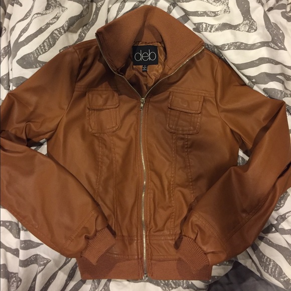 Cute & Trendy Brown Jacket -NWOT-Medium
