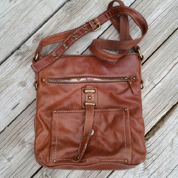 Lucky Brand Brown Leather Crossbody