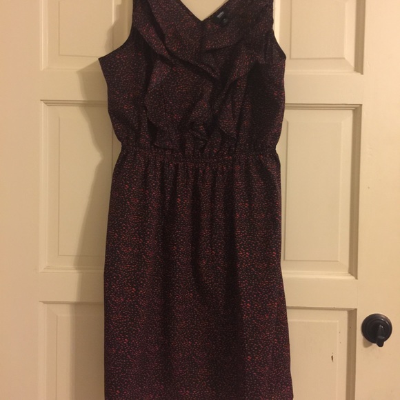 Red and black dress