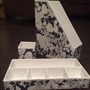 Pottery Barn desk organizer