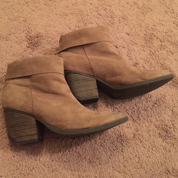 Taupe booties