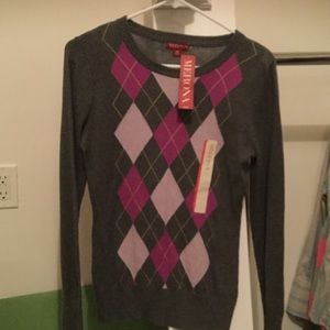 Cute argyle sweater