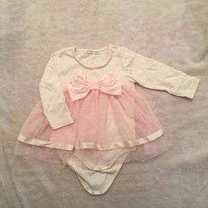 Baby Pink Lace Onesie Tutu by Corn Shop