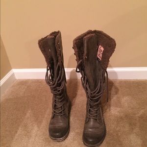 Size 9 Rustic Tall Combat Boot