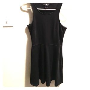 Simple black dress, easily dressed up or down