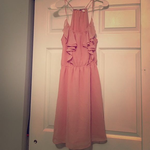 Lauren Conrad blush pink dress