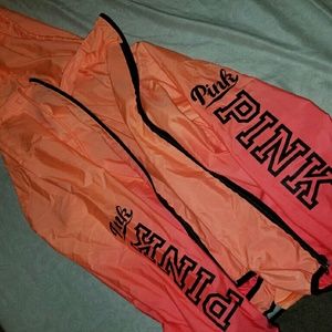 PINK rain jacket!
