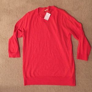 Simple red sweater from j. Crew factory!