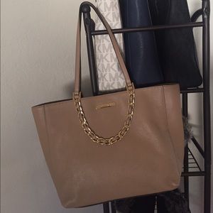 MK KHAKI TOTE