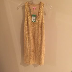 Gold Lilly dress NWT