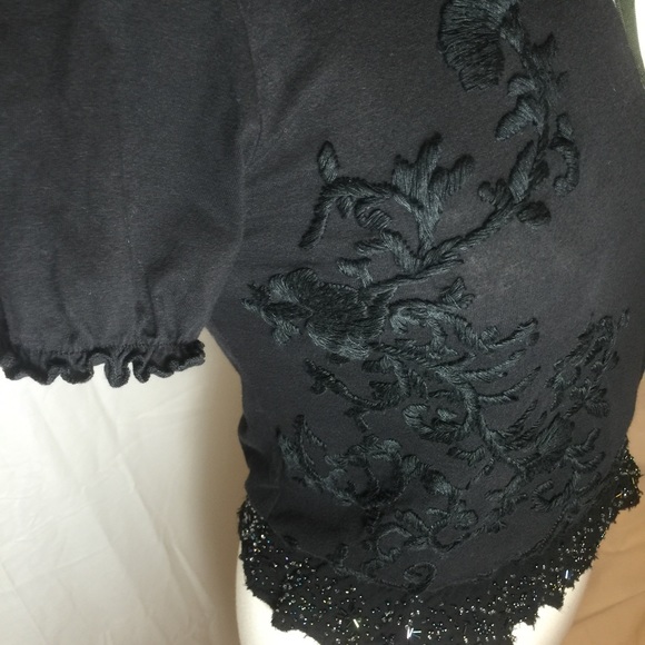 Embroidered Beaded Top - Picture 2 of 4