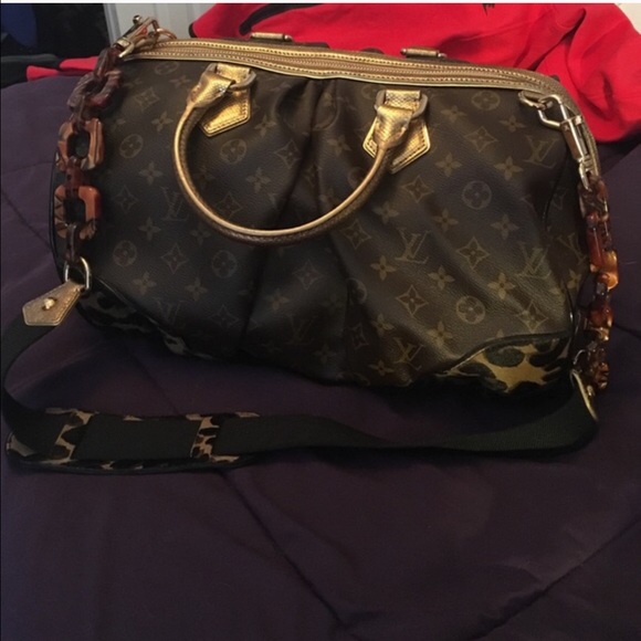 Monogram LV Leopard Stephen Bag