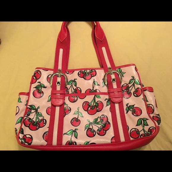 Isabella Fiore cherry handbag