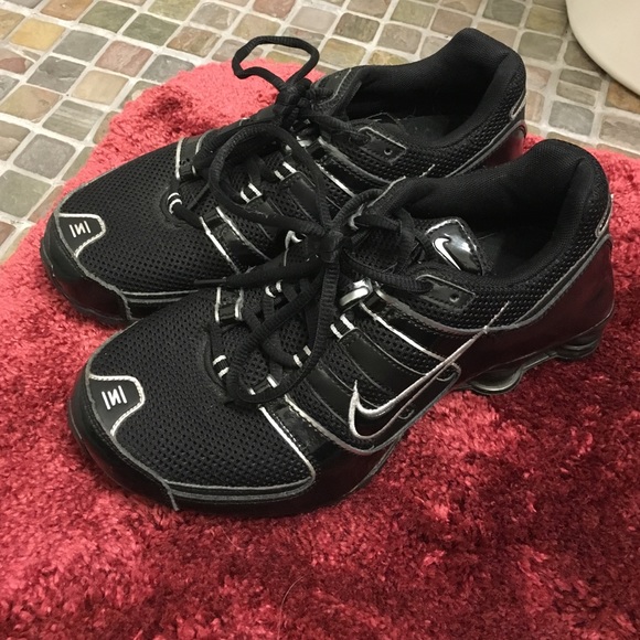 Nike Shox Black and White Sneakers