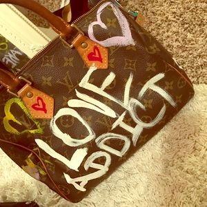 AUTHENTIC  rare unique Louis Vuitton speedy bag