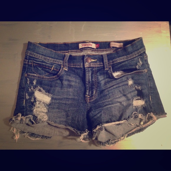 Medium Wash Denim Shorts