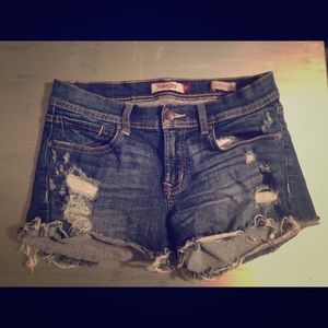 Medium Wash Denim Shorts