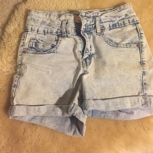 HIGH WAISTED COTTON ON SHORTS