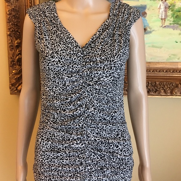Kenneth Cole Reaction black and white top