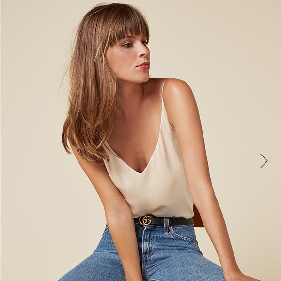 Reformation Tops - Reformation Marlowe top XS ivory