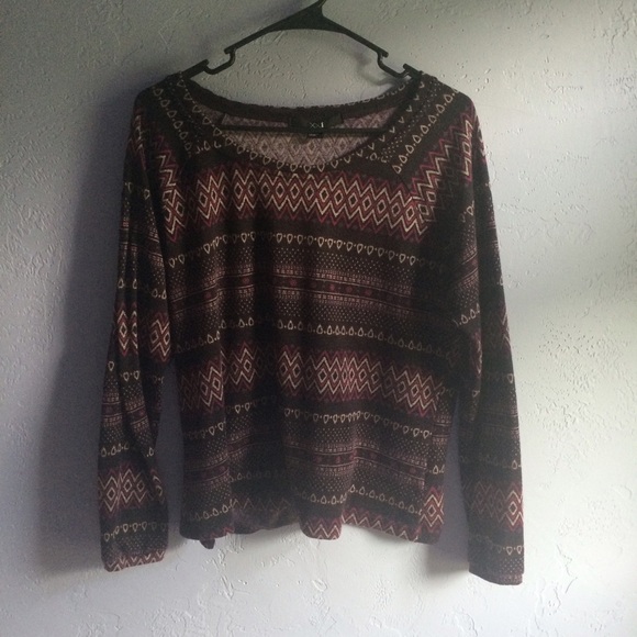 Winter Print Sweater