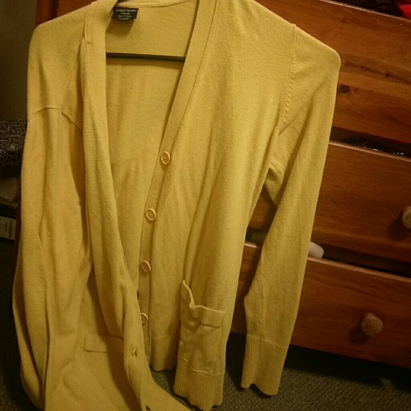 Yellow Faded Glory Cardigan