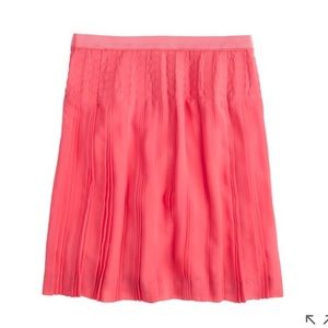 J Crew Skirt - Stitched-down pleated mini skirt