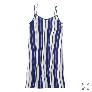 J. Crew - Crepe dress in stripe