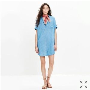 NWT Madewell Denim Courier Shirtdress