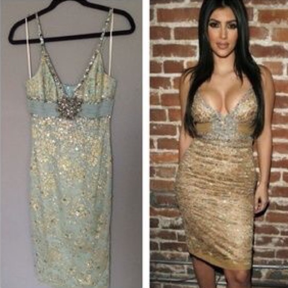 MANDALAY Lace & Sequence Cocktail Dress - Picture 5 of 12