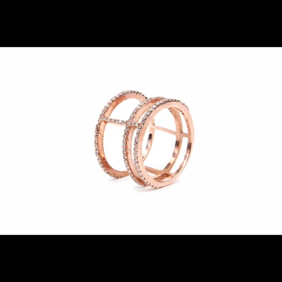 Three Stacks Row Ring