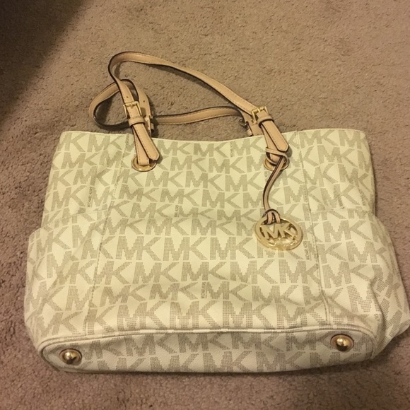 Michael Kors printed Jet Set logo purse