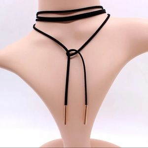 Black Leather Choker