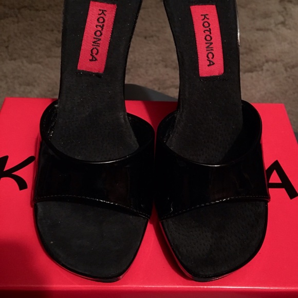 💋NIB Sinful Kotonica Black Patent Leather Pump🌹 - Picture 2 of 4