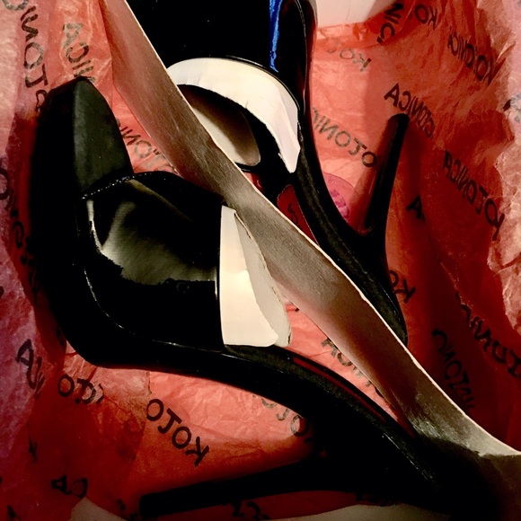💋NIB Sinful Kotonica Black Patent Leather Pump🌹 - Picture 4 of 4