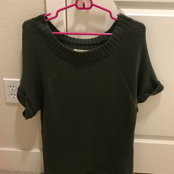Olive green sweater