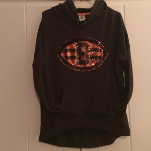 VS PINK NFL Cleveland Browns Bling Hoodie