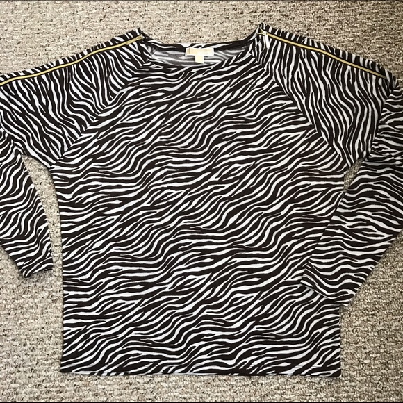 MICHAEL MIchael Kors stretchy animal print top