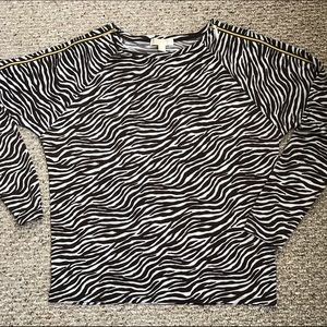 MICHAEL MIchael Kors stretchy animal print top