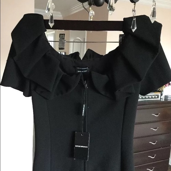 Emporio Armani Women's Classic Black Dress
