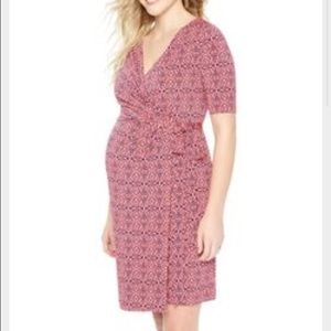 Motherhood Maternity Faux Wrap Dress