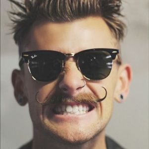 Authentic Ray-Ban Black Clubmaster Sunglasses Unif