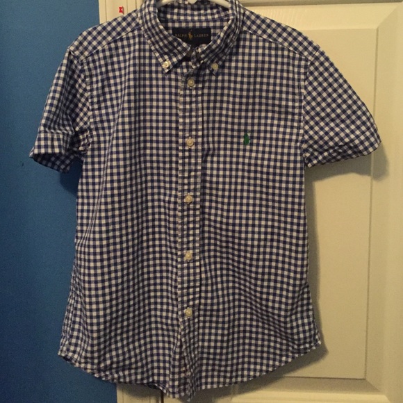 Ralph Lauren boys short sleeve button down