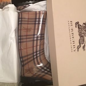 Brit print water boots